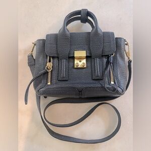 3.1 Phillip Lim Patchli Mini Satchel Ink Blue